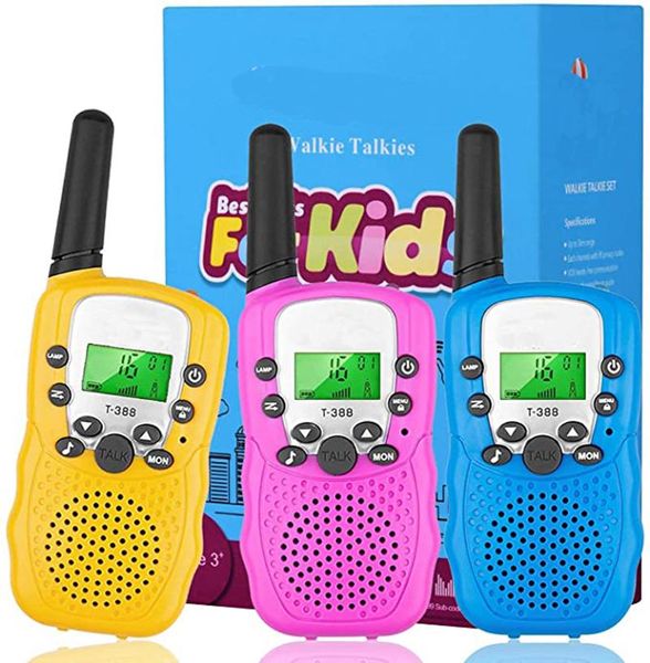 walkie talkie 2pcs/set children's kids radio mini toys outad t388 for children kid gift portable two-way transceiver
walkie talkie 2pcs/set children's kids radio mini toys outad t388 for children kid gift portable two-way transceiver