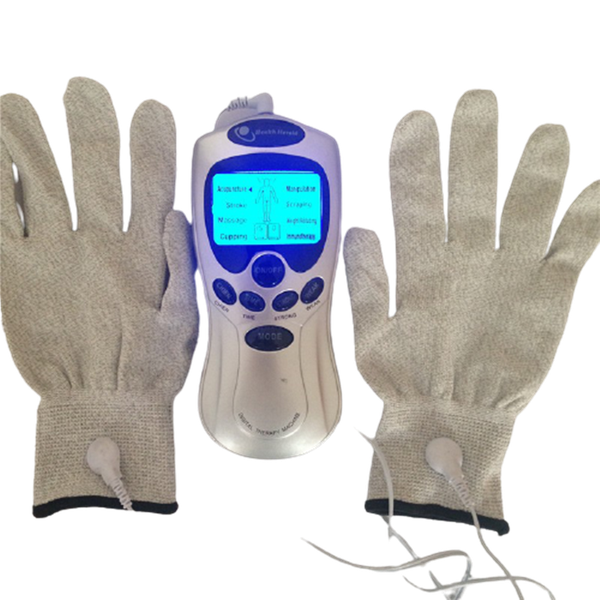 electronic tens accupuncture therapy massage + conductive electrode gloves pulse physiotherapy face massage muscle stimulator
electronic tens accupuncture therapy massage + conductive electrode gloves pulse physiotherapy face massage muscle stimulator