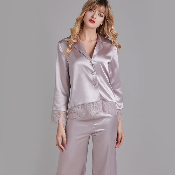 lisacmvpnel spring new pajama set women ice silk long sleeve leisure cardigan lace suit pyjamas, Black;red
lisacmvpnel spring new pajama set women ice silk long sleeve leisure cardigan lace suit pyjamas, Black;red