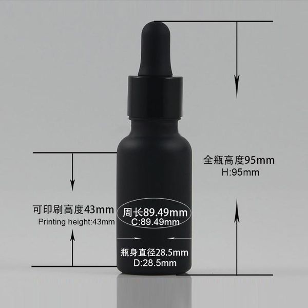 storage bottles & jars frosted glass bottle black packaging liquid dropper 100pcs 20ml for sale
storage bottles & jars frosted glass bottle black packaging liquid dropper 100pcs 20ml for sale