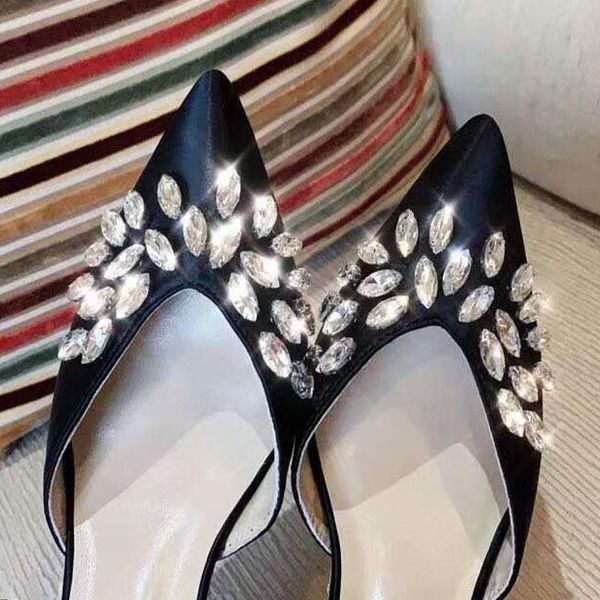 2021 summer sandals beautiful fashion mid-heel ladies roman rhinestone toe formal wedding shoes 3, Black
2021 summer sandals beautiful fashion mid-heel ladies roman rhinestone toe formal wedding shoes 3, Black