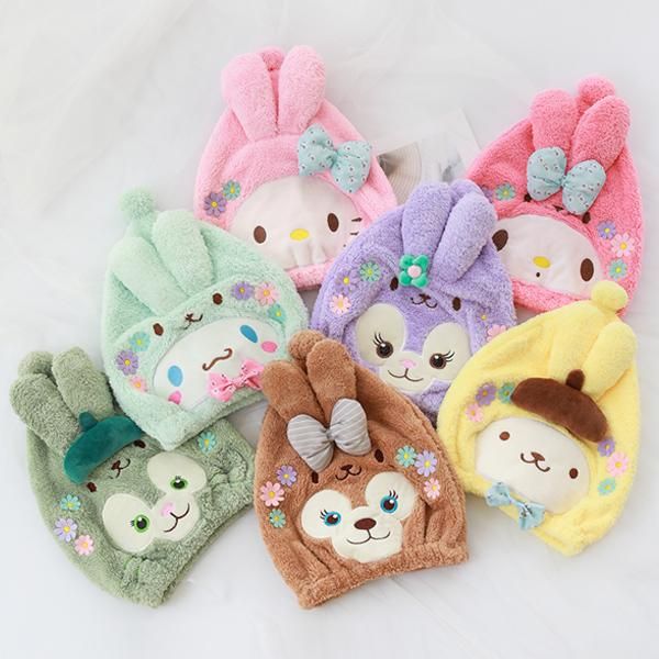 cartoon duffy bear stellalou shelliemay gelatoni pompompurin shower cap dry hair fast drying dryer towel bath wrap hat cosmetic bags & cases
cartoon duffy bear stellalou shelliemay gelatoni pompompurin shower cap dry hair fast drying dryer towel bath wrap hat cosmetic bags & cases