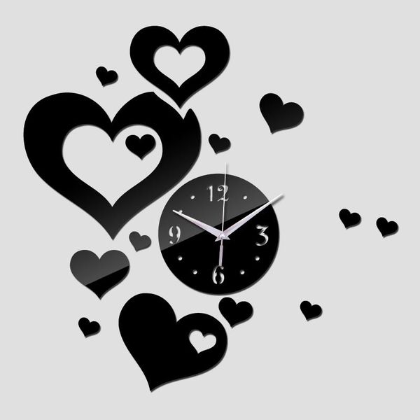 wall clocks acrylic heart diy mirror 3d sticker modern design home living room sofa background decoration
wall clocks acrylic heart diy mirror 3d sticker modern design home living room sofa background decoration
