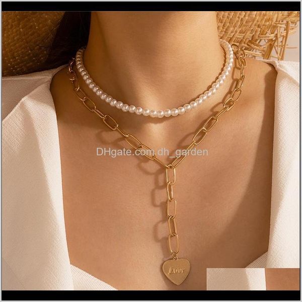 & pendants drop delivery 2021 vintage love heart pearl pendant necklace for women gold color party wedding link chains jewelry gift necklace, Silver
& pendants drop delivery 2021 vintage love heart pearl pendant necklace for women gold color party wedding link chains jewelry gift necklace, Silver