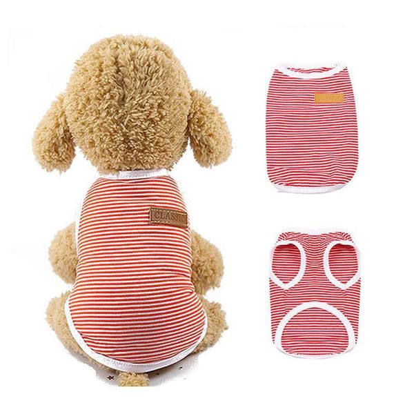 striped dog vest summer puppy clothes lovely clothing soft cat comfortable kitten t-shirt pet costume costumes
striped dog vest summer puppy clothes lovely clothing soft cat comfortable kitten t-shirt pet costume costumes