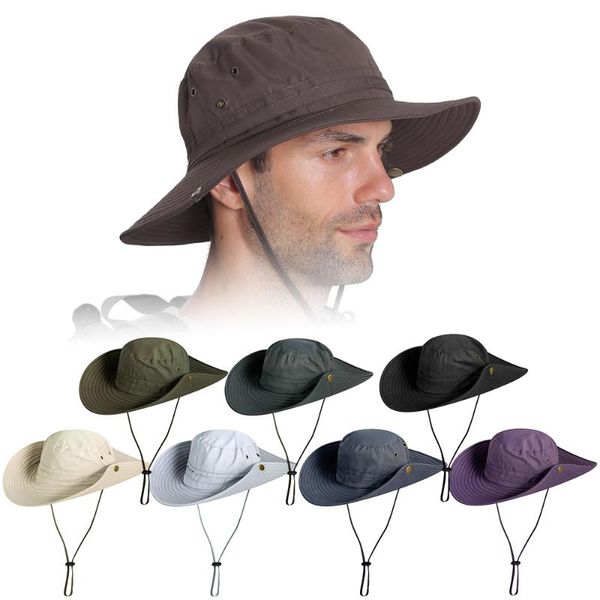outdoor hats uv protection sun hat summer cap wide brim hiking fishing for camping hunting backpacking travel sports mountaineering, Black;white
outdoor hats uv protection sun hat summer cap wide brim hiking fishing for camping hunting backpacking travel sports mountaineering, Black;white