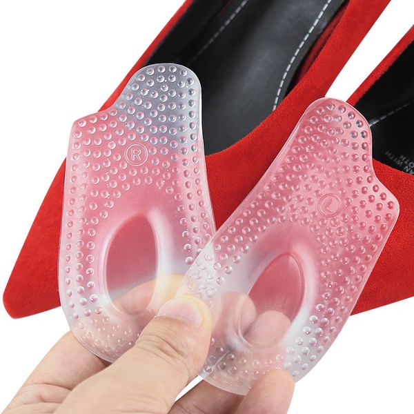 1pair soft silicone gel insoles heel cushion soles pain relief protectors spur support shoe pad feet care heel insole inserts, White;pink
1pair soft silicone gel insoles heel cushion soles pain relief protectors spur support shoe pad feet care heel insole inserts, White;pink