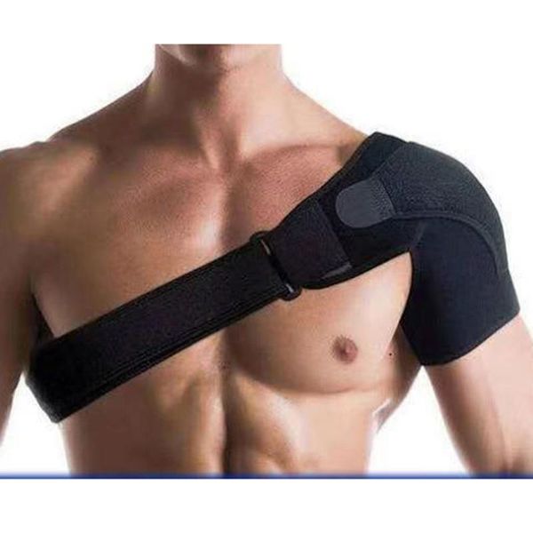 fitness adjustable sports strap shoulder guard protection single strain running pants, Black;blue
fitness adjustable sports strap shoulder guard protection single strain running pants, Black;blue