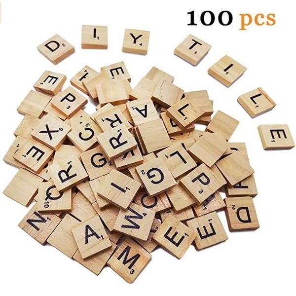 novelty items 100 pieces / 1 set of wooden scrabble games, with 26 english letters, black letters and numbers, children's educational t
novelty items 100 pieces / 1 set of wooden scrabble games, with 26 english letters, black letters and numbers, children's educational t