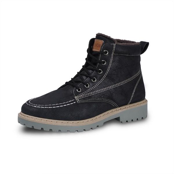 boots style mens ankle ace-up breathable winter warm shoes male motorcycle men rubber cool working botas, Black
boots style mens ankle ace-up breathable winter warm shoes male motorcycle men rubber cool working botas, Black