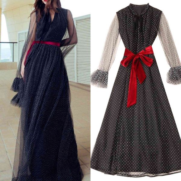 street style dresses star with the same paragraph black wave point perspective mesh gauze waist annual meeting dress long 0ux3, Black;pink
street style dresses star with the same paragraph black wave point perspective mesh gauze waist annual meeting dress long 0ux3, Black;pink