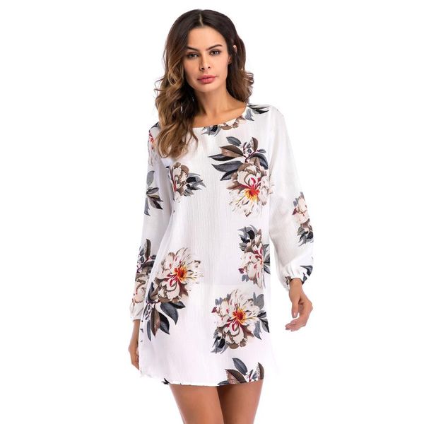 girl full sleeve dresses de festa women lady casual printed flower loose backless mini one piece, Black;gray
girl full sleeve dresses de festa women lady casual printed flower loose backless mini one piece, Black;gray