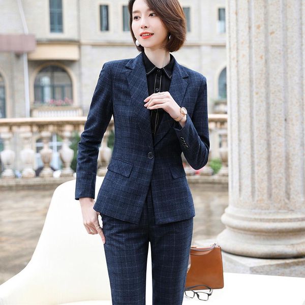 pant gray plaid blazer with 3-woman pants, s-5xl office design uniform wear clothes, White
pant gray plaid blazer with 3-woman pants, s-5xl office design uniform wear clothes, White