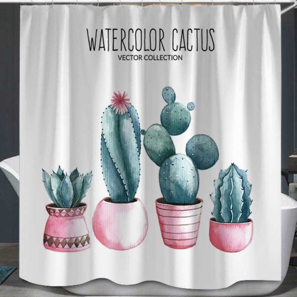 shower curtains watercolor cactus pot curtain set with 12 hooks bathroom decoration
shower curtains watercolor cactus pot curtain set with 12 hooks bathroom decoration