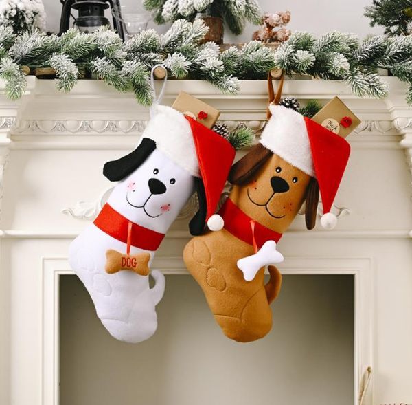 christmas decorations stocking embroidered dog with santa hat pattern xmas tree hanging pendant ornament gift bag sn4041
christmas decorations stocking embroidered dog with santa hat pattern xmas tree hanging pendant ornament gift bag sn4041