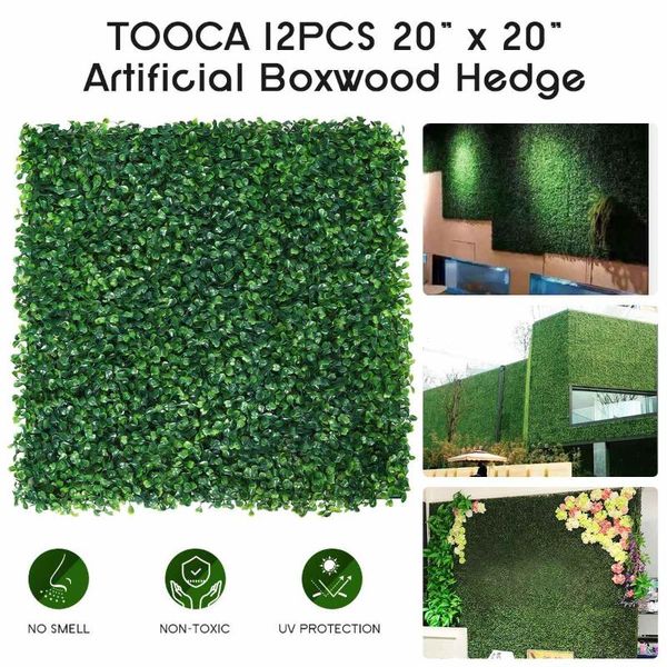artificial hedge mat foliage plant privacy fence roll wall landscaping screen outdoor garden backyard decorative flowers & wreaths
artificial hedge mat foliage plant privacy fence roll wall landscaping screen outdoor garden backyard decorative flowers & wreaths