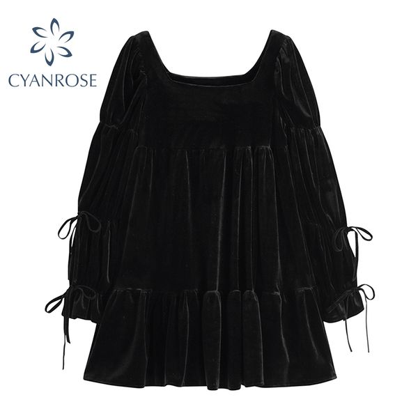 dress for woman party black long sleeve lace up square collar vintage midi crop dress female elegant korean spring vestidos 210417, Black;gray
dress for woman party black long sleeve lace up square collar vintage midi crop dress female elegant korean spring vestidos 210417, Black;gray