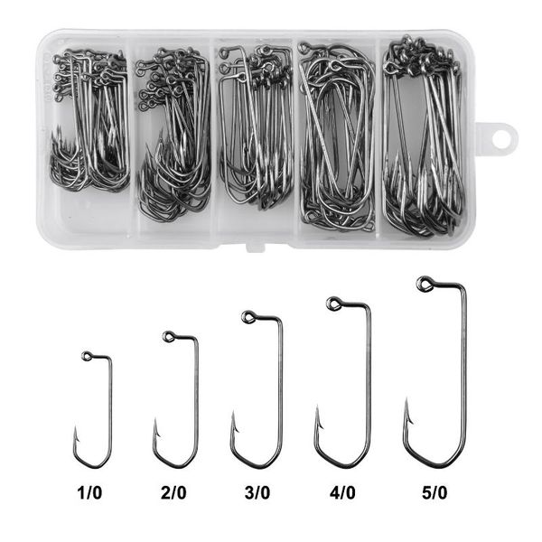 fishing hooks 100pcs/box 150pcs/box aberdeen jig with barbed hook 90 degree long shank texas rig saltwater jigging set
fishing hooks 100pcs/box 150pcs/box aberdeen jig with barbed hook 90 degree long shank texas rig saltwater jigging set