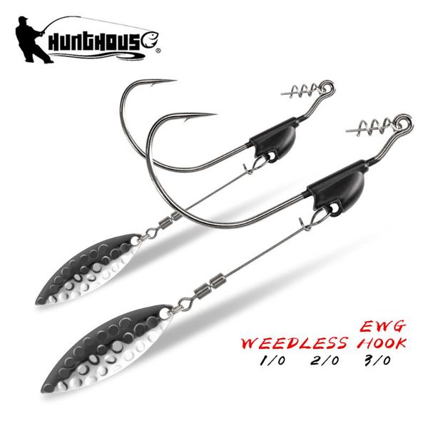 hunthouse fishing weedless hook lead head crank with metal sequins 2 pcs/bag 1/0 2/0 3/0 for soft worm lure tackle hooks
hunthouse fishing weedless hook lead head crank with metal sequins 2 pcs/bag 1/0 2/0 3/0 for soft worm lure tackle hooks