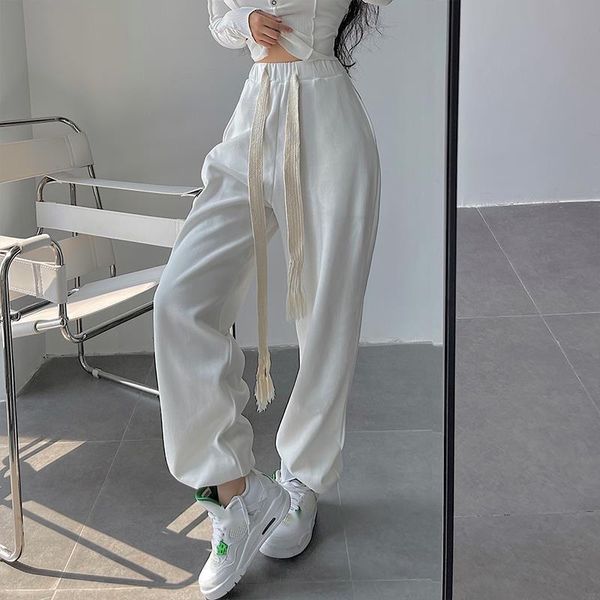 women's pants & capris womengaga girl high waist loose slim drawstring sweatpants trousers sports workout casual women korean 3g3m, Black;white
women's pants & capris womengaga girl high waist loose slim drawstring sweatpants trousers sports workout casual women korean 3g3m, Black;white
