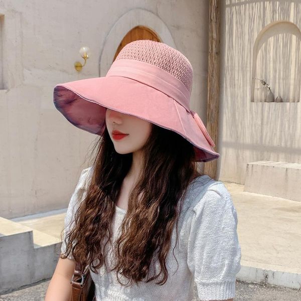 wide brim hats women's bucket hat panama 2021 fashion knit stitching bow sun visor breathable fisherman summer anti-uv beach, Blue;gray
wide brim hats women's bucket hat panama 2021 fashion knit stitching bow sun visor breathable fisherman summer anti-uv beach, Blue;gray
