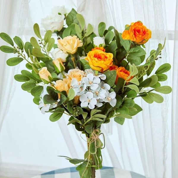 decorative flowers & wreaths wear-resistant charming 6 heads rose fake flower for wedding
decorative flowers & wreaths wear-resistant charming 6 heads rose fake flower for wedding