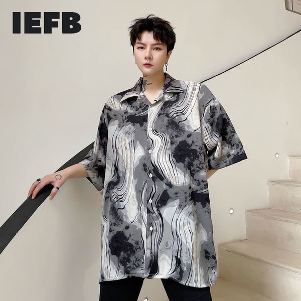 iefb summer marble texture pattern print short sleeve shirts for men loose causal streetwear shirts oversized 9y7530 210524, White;black
iefb summer marble texture pattern print short sleeve shirts for men loose causal streetwear shirts oversized 9y7530 210524, White;black