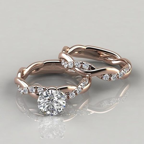 wedding rings modyle 2pcs/set twisted rope ring set for women gold silver color cubic zirconia tail fashion jewelry, Slivery;golden
wedding rings modyle 2pcs/set twisted rope ring set for women gold silver color cubic zirconia tail fashion jewelry, Slivery;golden