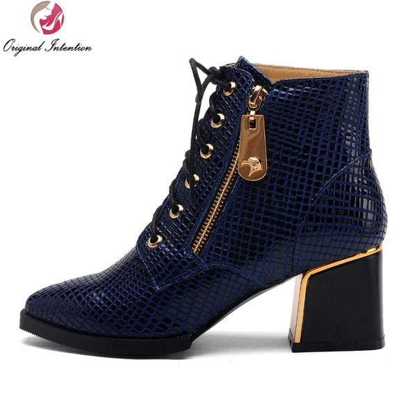 boots original intention women ankle square toe heels nice high-quality black blue shoes woman us size 4-10.5
boots original intention women ankle square toe heels nice high-quality black blue shoes woman us size 4-10.5