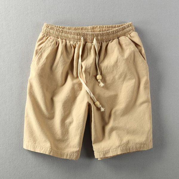 men's shorts 2021 summer chic japan style elastic waist casual solid color breathable healthy linen, White;black
men's shorts 2021 summer chic japan style elastic waist casual solid color breathable healthy linen, White;black