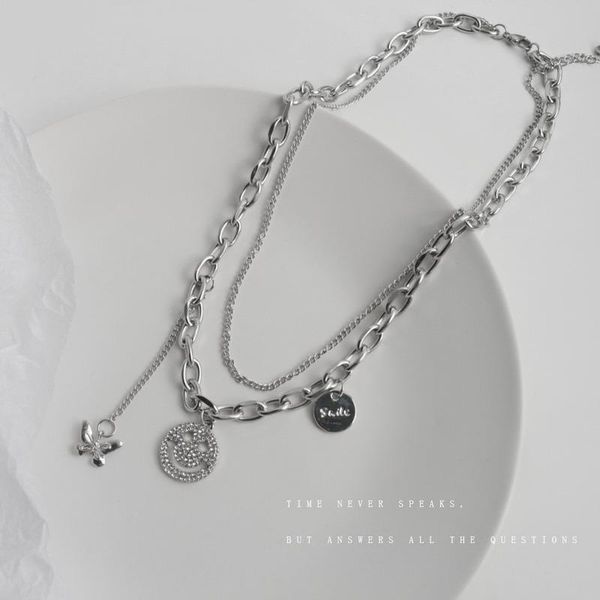 chains face necklace woman simple necklaces women chain pendant jewelry silver color trendy korean stainless collares
chains face necklace woman simple necklaces women chain pendant jewelry silver color trendy korean stainless collares