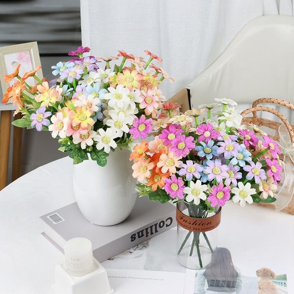 decorative flowers & wreaths artificial 32.5cm small daisy sun flower silk long stem living bedroom for home wedding bridal bouquet decorati
decorative flowers & wreaths artificial 32.5cm small daisy sun flower silk long stem living bedroom for home wedding bridal bouquet decorati