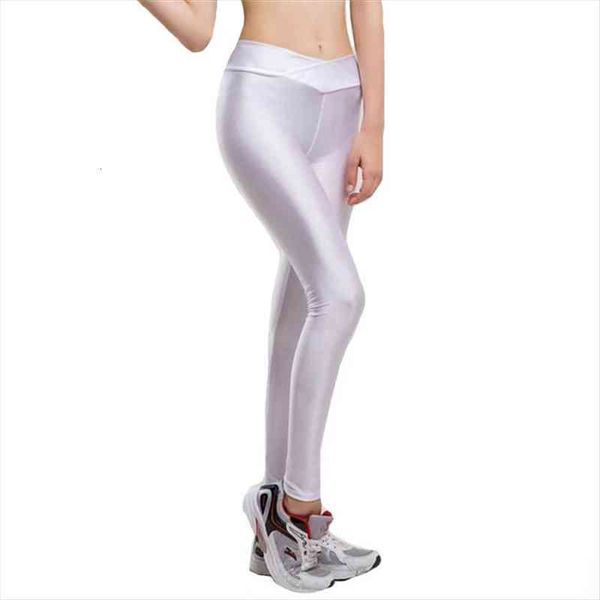 v high waist fitness womens legging jegging elastic strtched shiny candy color push up trousers workout women sportswear pants, Black
v high waist fitness womens legging jegging elastic strtched shiny candy color push up trousers workout women sportswear pants, Black