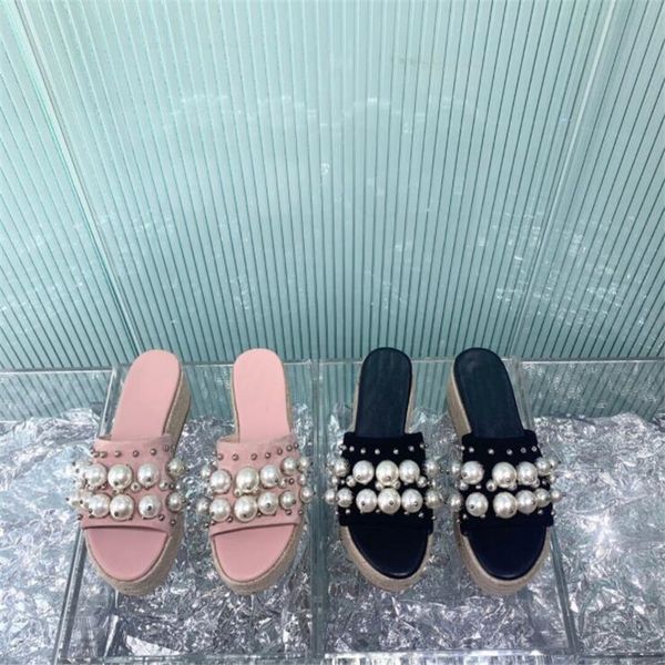 2021 lastest branded deisgners fashionable women slippers sandals summer indoor platform pearl beach slides flip flops wedding party dating, Black
2021 lastest branded deisgners fashionable women slippers sandals summer indoor platform pearl beach slides flip flops wedding party dating, Black