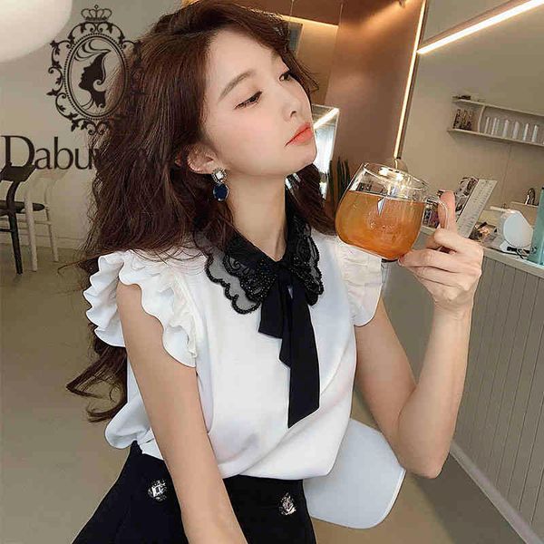 dabuwawa exclusive white bow neck blouse women sleeveless ruffle shoulder loose shirts office ladies summer do1bst013 210520
dabuwawa exclusive white bow neck blouse women sleeveless ruffle shoulder loose shirts office ladies summer do1bst013 210520
