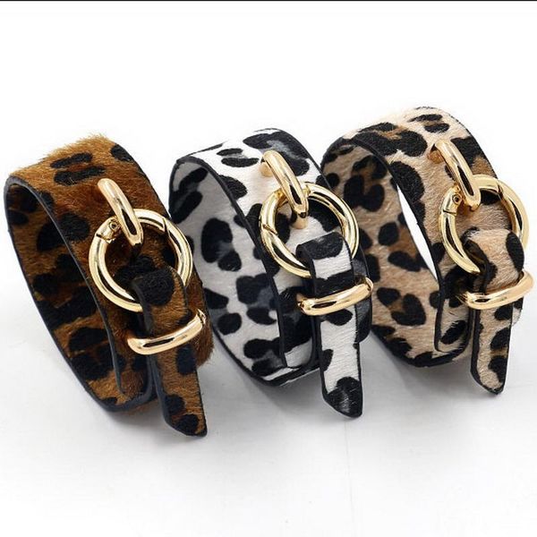 charm bracelets rainbery pure hand-made horse hair leather bracelet korean cashmere material leopard pattern female casual jb0515, Golden;silver
charm bracelets rainbery pure hand-made horse hair leather bracelet korean cashmere material leopard pattern female casual jb0515, Golden;silver