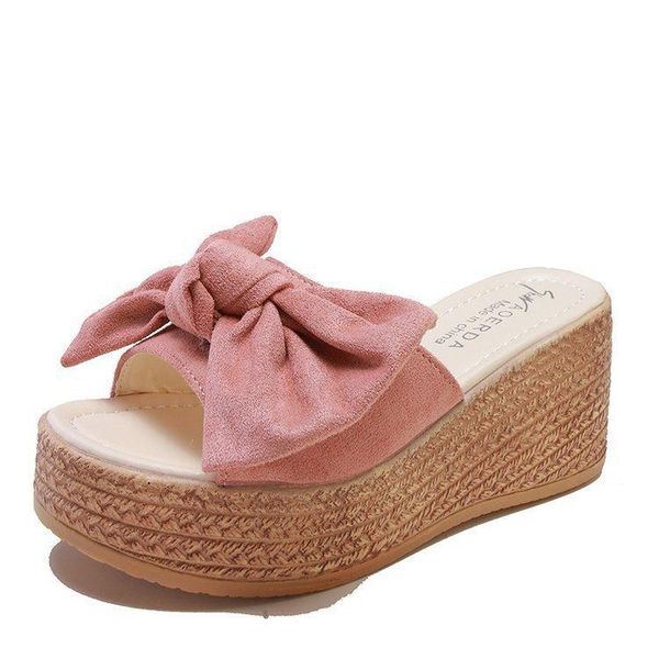slippers thick-soled sandals wedge women fashion summer 2021 wear extra-high heel sponge cake bottom bow, Black
slippers thick-soled sandals wedge women fashion summer 2021 wear extra-high heel sponge cake bottom bow, Black
