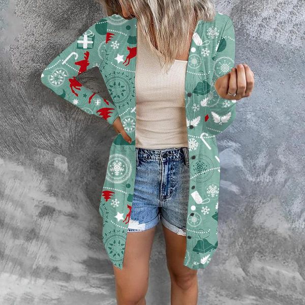 women's trench coats 2021 autumn coat women ladies casual fashion christmas printed v-neck cardigan long sleeve pockets outerwear top, Tan;black
women's trench coats 2021 autumn coat women ladies casual fashion christmas printed v-neck cardigan long sleeve pockets outerwear top, Tan;black