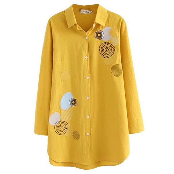 oversize casual blouses 2021 autumn fashion loose long sleeve cotton linen embroidery shirts women s83-068 women's &, White
oversize casual blouses 2021 autumn fashion loose long sleeve cotton linen embroidery shirts women s83-068 women's &, White