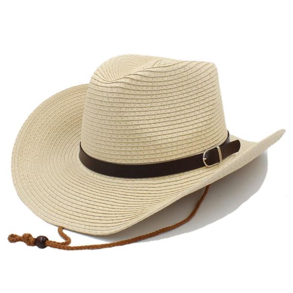cloches fashion men straw western cowboy hat with windproof rope for gentleman dad beach sun sombrero size 58cm a0116-jq, Blue;gray
cloches fashion men straw western cowboy hat with windproof rope for gentleman dad beach sun sombrero size 58cm a0116-jq, Blue;gray