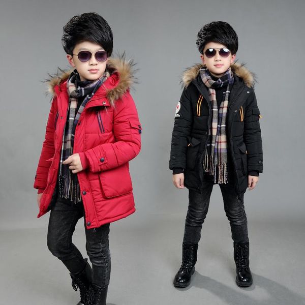 coat boys winter jacket 5-15 years old kids down coats hooded fur collar thick warm big pocket labeling stars chidlren's parka, Blue;gray
coat boys winter jacket 5-15 years old kids down coats hooded fur collar thick warm big pocket labeling stars chidlren's parka, Blue;gray