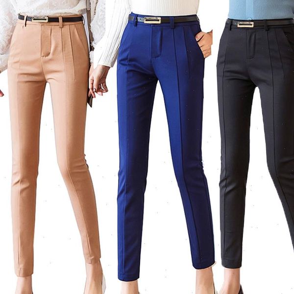trousers womens capris women ankle length female leggings pantalon femme workwear slim high waist elastic casual woman pants, Black;white
trousers womens capris women ankle length female leggings pantalon femme workwear slim high waist elastic casual woman pants, Black;white
