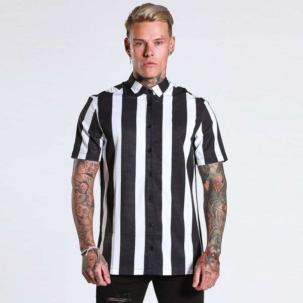 men's shirt fashion polo classic stripe shirt trend casual men's short sleeve lapel t-shirt, White;black
men's shirt fashion polo classic stripe shirt trend casual men's short sleeve lapel t-shirt, White;black