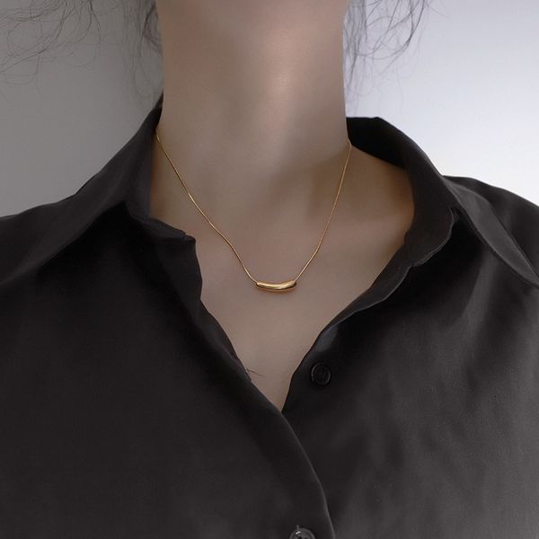 small eggplant elbow smile necklace clavicle chain female geometric peas simple chic cold wind clavicle chain jewelrydio chan contact, Silver
small eggplant elbow smile necklace clavicle chain female geometric peas simple chic cold wind clavicle chain jewelrydio chan contact, Silver