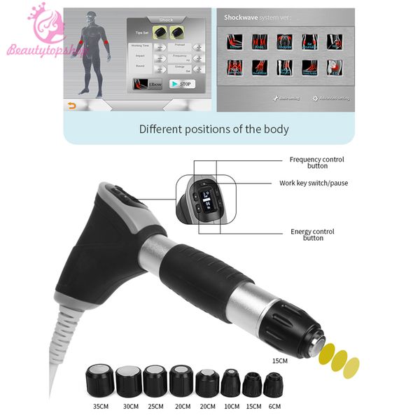 shockwave therapy machine effective electromagnetic shock wave body massager for pain relief ed treatment haping, Black;white
shockwave therapy machine effective electromagnetic shock wave body massager for pain relief ed treatment haping, Black;white