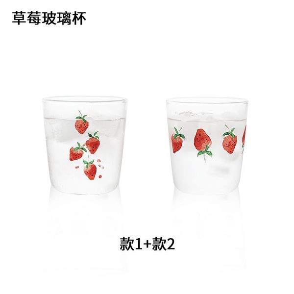 creative cute strawberry glass cup nordic style transparent household tasse drinking tool ej50gc wine glasses 
creative cute strawberry glass cup nordic style transparent household tasse drinking tool ej50gc wine glasses