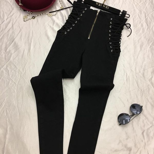 women's jeans women fashion ankle-length pants europe lace-up bowknot slim pencil stylish panter female, Blue
women's jeans women fashion ankle-length pants europe lace-up bowknot slim pencil stylish panter female, Blue