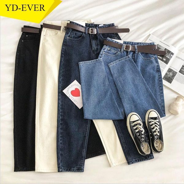 korean high waist women jeans loose casual plus size street denim trousers pantalon femme vintage with belt 4e917 women's, Blue
korean high waist women jeans loose casual plus size street denim trousers pantalon femme vintage with belt 4e917 women's, Blue