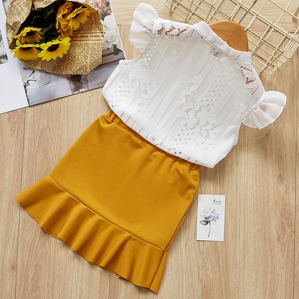 clothing sets girls clothes shirt + skirts set 2021 summer girl lace ea sleeveless solid hollow ruffles skirt 2pcs children, White
clothing sets girls clothes shirt + skirts set 2021 summer girl lace ea sleeveless solid hollow ruffles skirt 2pcs children, White