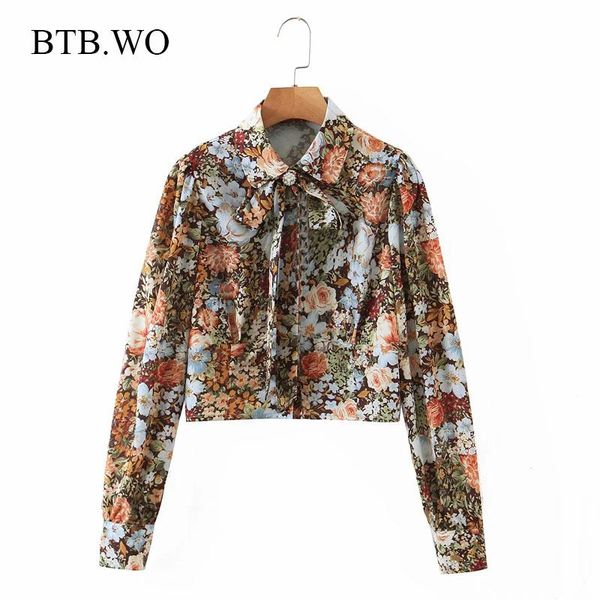 women vintage print shirts female patchwork casual smock blouse ruffles cloth chiffon chic blusas women's blouses &, White
women vintage print shirts female patchwork casual smock blouse ruffles cloth chiffon chic blusas women's blouses &, White